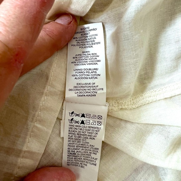 Lucky Brand Women's Ikat Beaded Sleeveless Cotton Dress Size Small - Picture 15 of 15